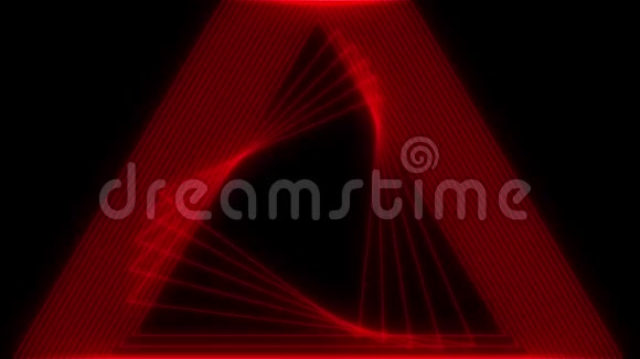 红色三角旋转回路视频的预览图