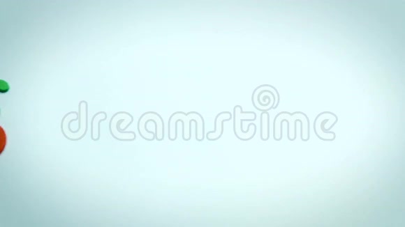 白色背景中的End字母视频的预览图