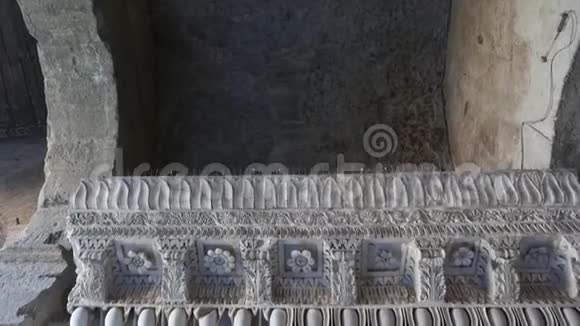 罗马卡皮托林山上的古典罗马拱门视频的预览图