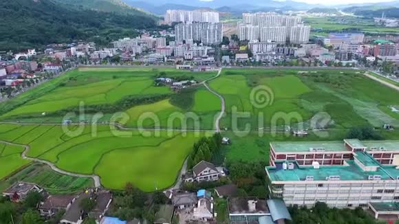 韩国乌山乌尔州东阳城炮台鸟瞰图视频的预览图