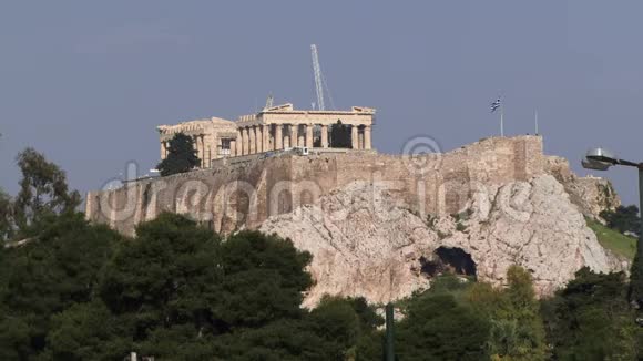 雅典希腊神庙视频的预览图