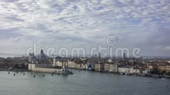 圣马可广场的威尼斯城市景观视频的预览图