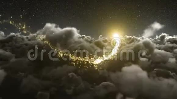 神奇的闪光的天空视频的预览图