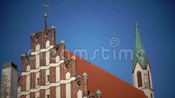 圣约翰教堂是拉脱维亚首都里加的路德教会视频的预览图