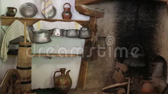 古老的保加利亚传统房间视频的预览图