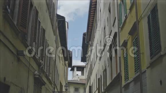 意大利佛罗伦萨安静的街道视频的预览图