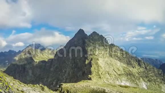 斯洛伐克塔特拉斯山脉的峰视频的预览图