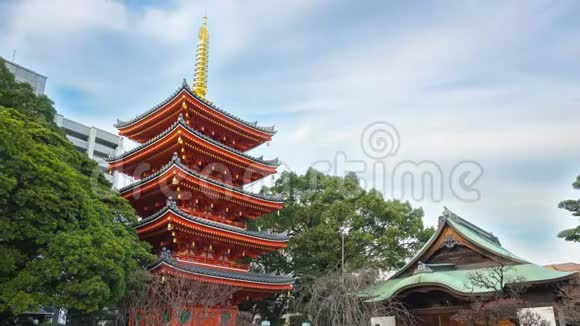 日本福冈东池寺延时录像视频的预览图