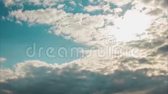 黄昏天空云时间推移视频的预览图