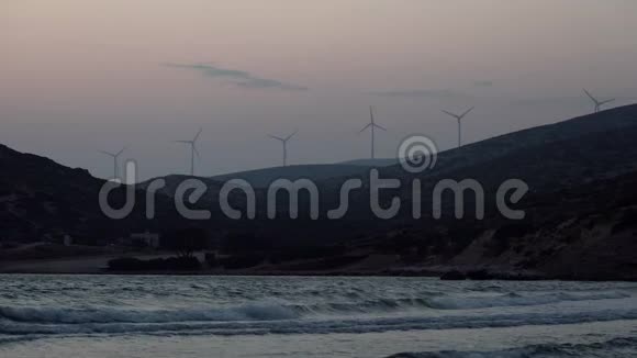 爱琴海附近的风能视频的预览图