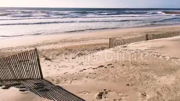 Aveiro葡萄牙Vagueira的沙丘和海滩视频的预览图