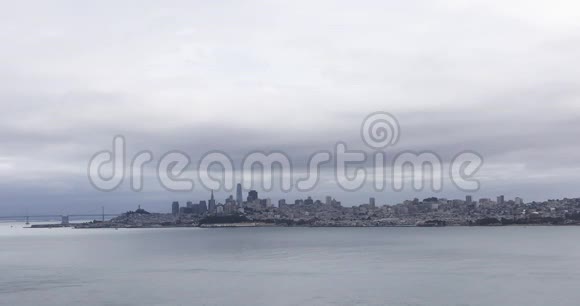 宽景旧金山天际线4K视频的预览图
