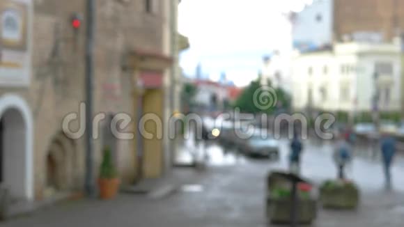模糊的街景视频的预览图