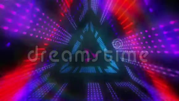 发光三角形的动画视频的预览图