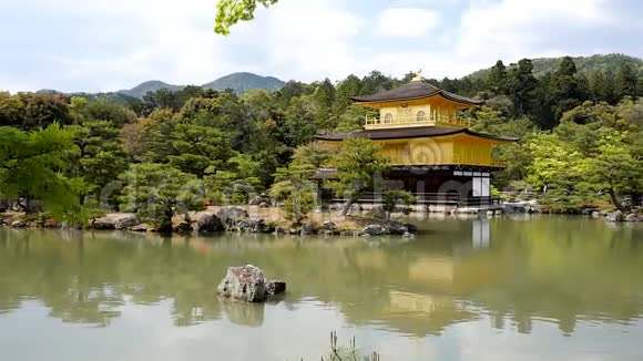 美丽的禅寺金阁视频的预览图