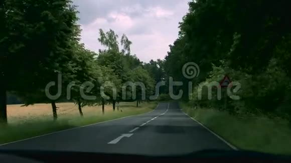 德国的森林之路视频的预览图