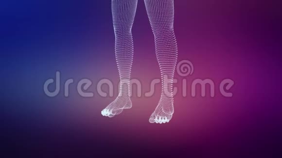 人腿3D图形视频的预览图