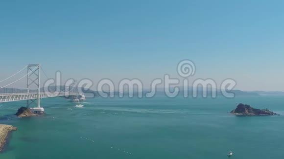奥那鲁托桥潮汐漩涡观景船的时间流逝视频的预览图