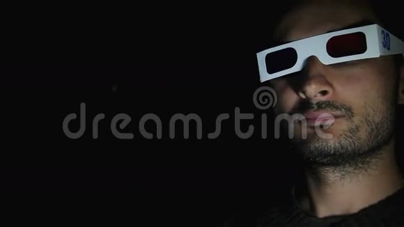 人的脸在三维眼镜视频的预览图