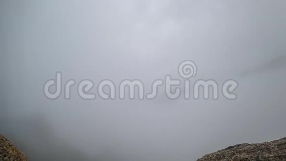 韩国塞拉克山国家公园乌山巴维山的云时光视频的预览图