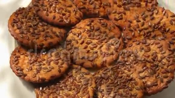 美味的饼干旋转7视频的预览图