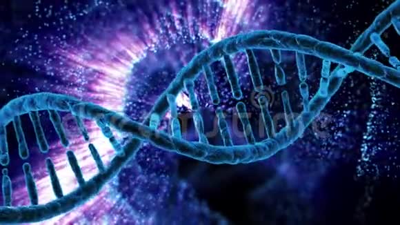 人细胞DNA循环旋转视频的预览图