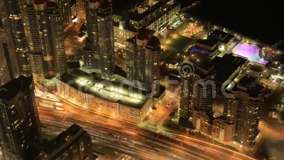 多伦多昼夜飞行时间4K视频的预览图