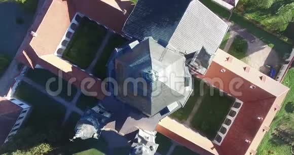 歇斯底里建筑的空中景观视频的预览图