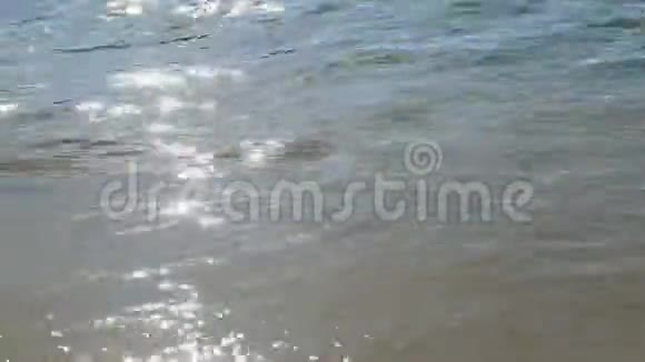 沙滩干净的海水视频的预览图