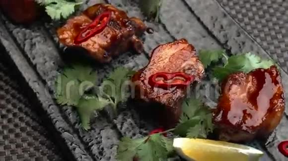 红椒和草炒肉视频的预览图