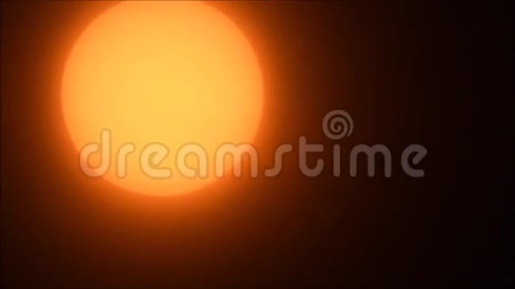 太阳日落移动橙色视频的预览图