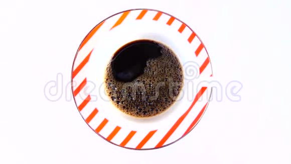 早餐用咖啡加牛奶视频的预览图