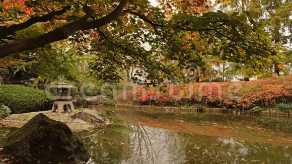 日本花园与池塘电影院视频的预览图