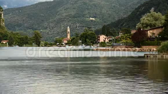 意大利拉韦纳庞特特雷萨的塞雷西奥湖时间流逝视频的预览图
