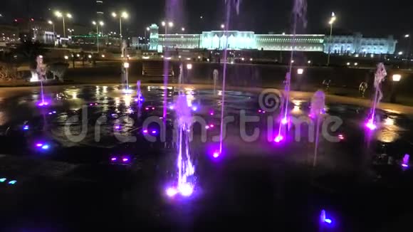 SouqWaqif公园喷泉视频的预览图