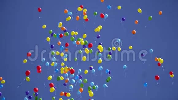 天空中有很多气球视频的预览图