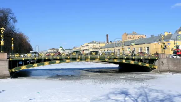 圣彼得堡的潘特莱蒙金桥视频的预览图