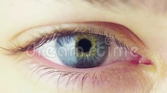 人眼瞳孔收缩过程视频的预览图
