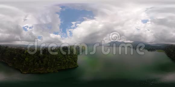 湖中山巴厘岛印度尼西亚vr360视频的预览图