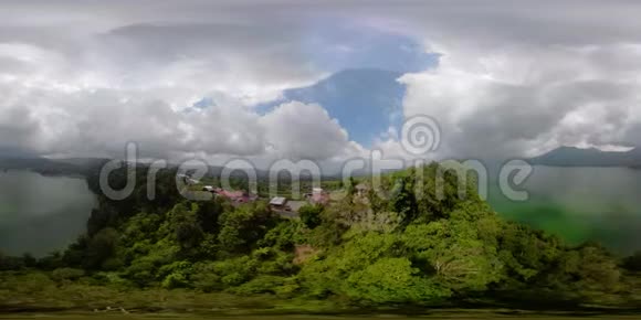 湖中山巴厘岛印度尼西亚vr360视频的预览图