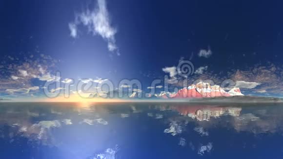 日出过山湖视频的预览图