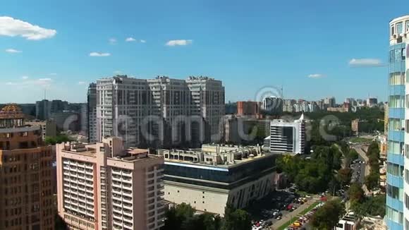 全景运动敖德萨建筑城市景观城市视频的预览图