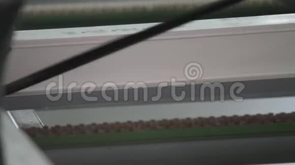 工人在塑钢窗内安装橡胶密封胶视频的预览图