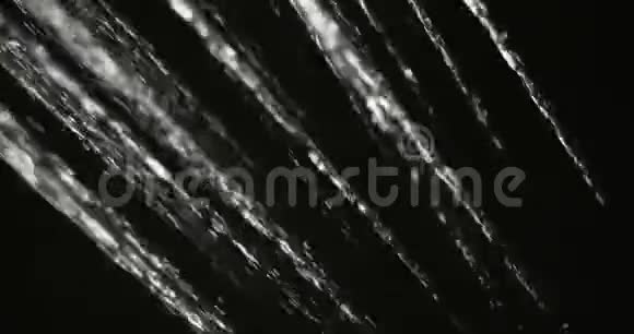 黑色4K的水滴视频的预览图