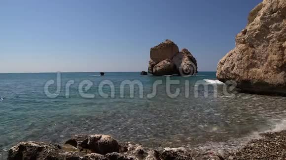 塞浦路斯阿芙罗狄蒂岩石视频的预览图
