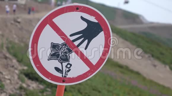签署禁令保护区的鲜花野生动物视频的预览图