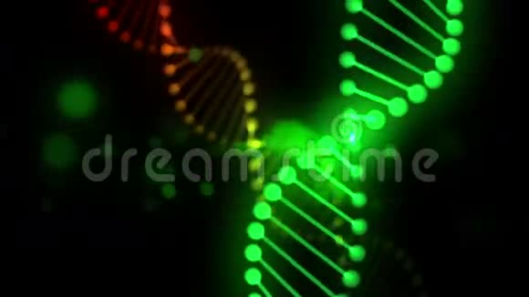DNA旋转背景视频的预览图