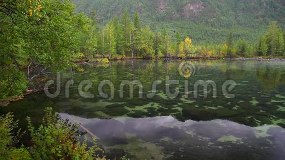秋天的山湖视频的预览图