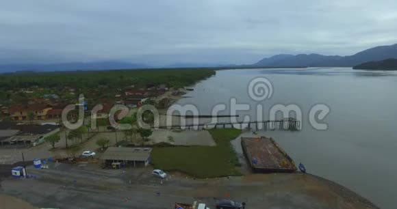 维拉达格洛丽亚渡轮渡船维拉达格洛里亚南美洲巴西圣卡塔琳娜州视频的预览图