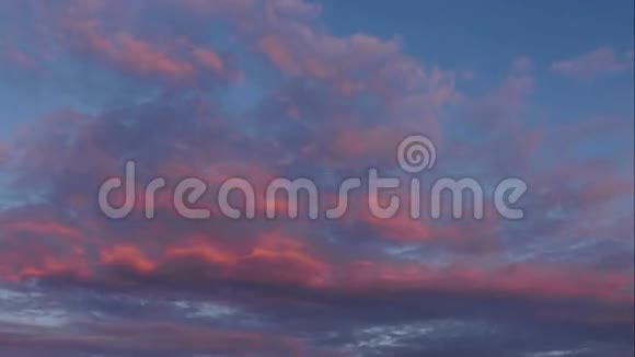 日落时的云彩视频的预览图